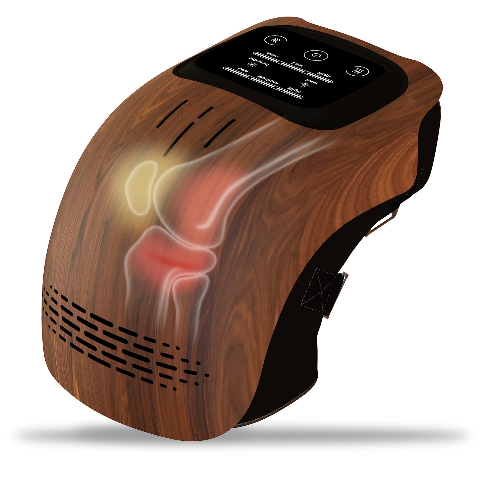 Intelligentes Knie-Massagegerät für den Heimgebrauch, elektrisch, intelligent, knetend, wärmend, wiederaufladbar, zur Schmerzlinderung, Infrarot-Laser-Vibrations-Knie-Massagegerät