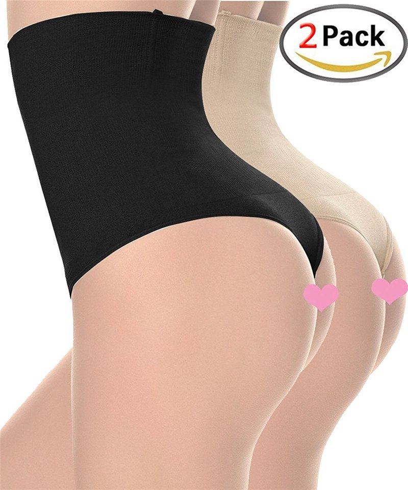 Damen Po-Hebe-Shaper schlankmachender Bauchweg-Slip Hochzeitskleid-Tanga Body Shaper High Waist Trainer Sexy Tanga Höschen
