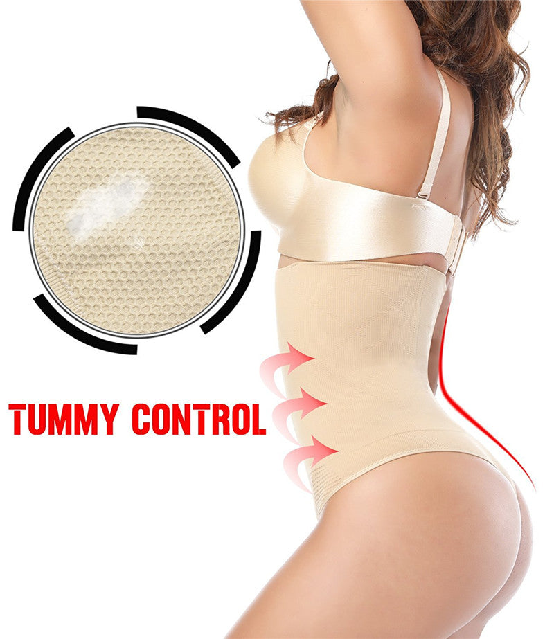 Damen Po-Hebe-Shaper schlankmachender Bauchweg-Slip Hochzeitskleid-Tanga Body Shaper High Waist Trainer Sexy Tanga Höschen