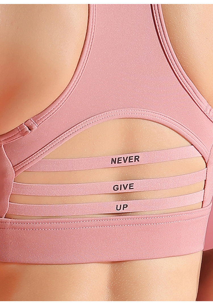 Sports Bra Shockproof Yoga Vest Sports Bra Set
