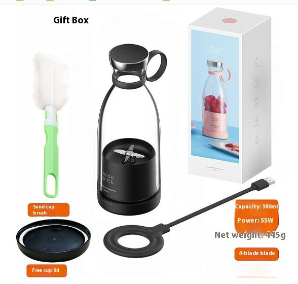 350ML Elektrischer Entsafter Mixer USB Wiederaufladbare Maschine Tragbarer Mixer Maker Becher Küchenwerkzeug-Kit