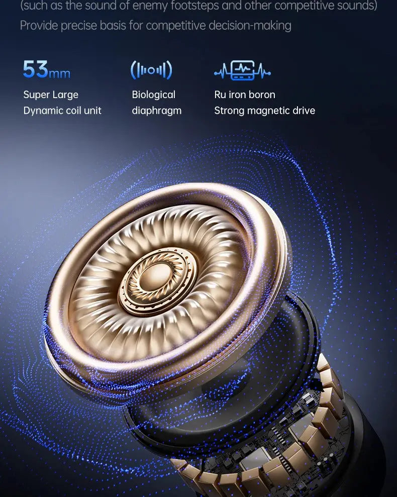 Professionelles kabelloses 7.1 Gaming-Headset - TOPSPEED, 4 Modi, KI-Mikrofon