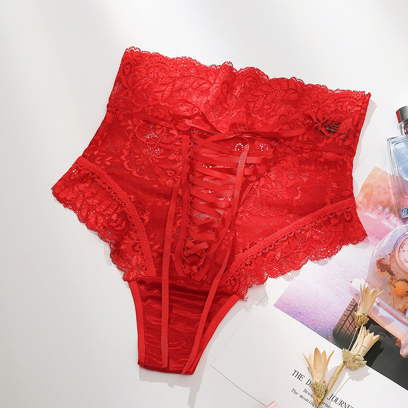 Transparenter Slip mit Cut-outs