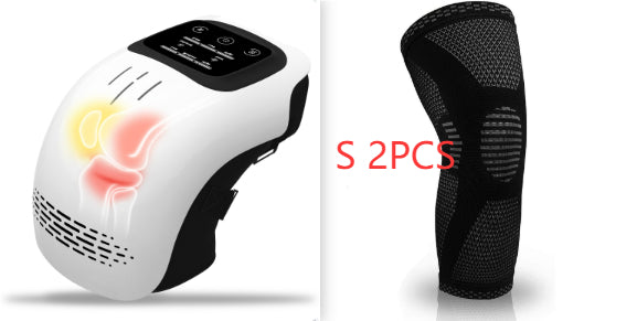 Intelligentes Knie-Massagegerät für den Heimgebrauch, elektrisch, intelligent, knetend, wärmend, wiederaufladbar, zur Schmerzlinderung, Infrarot-Laser-Vibrations-Knie-Massagegerät