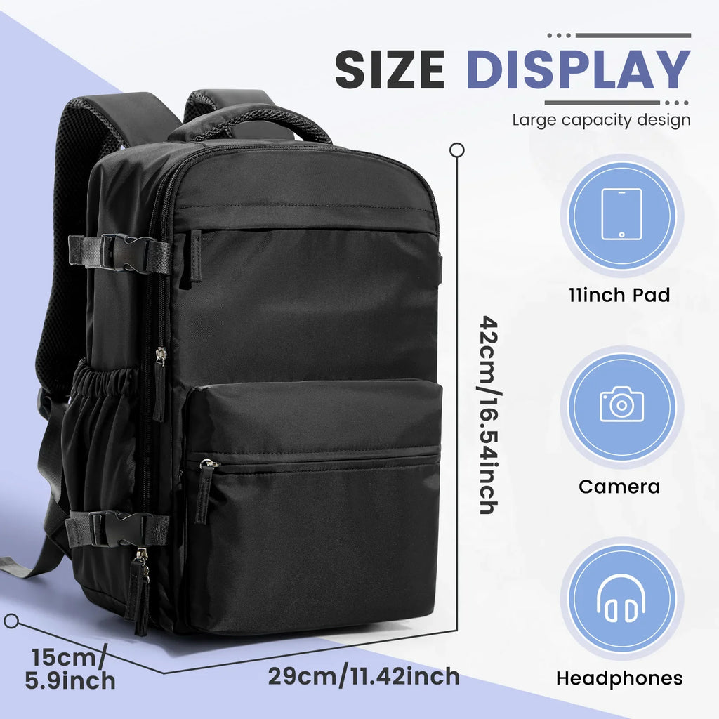 Sac à dos de voyage à compression sous vide – Cabine extensible, 20-35L