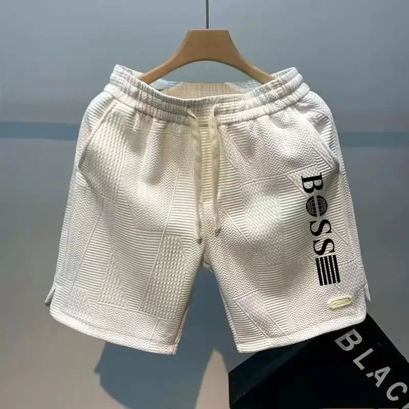 Shorts de course d'été – Pantalons de sport décontractés pour hommes avec cordon de serrage à la taille
