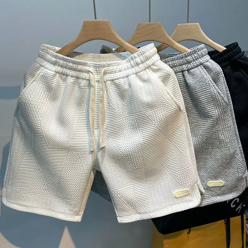 Shorts de course d'été – Pantalons de sport décontractés pour hommes avec cordon de serrage à la taille