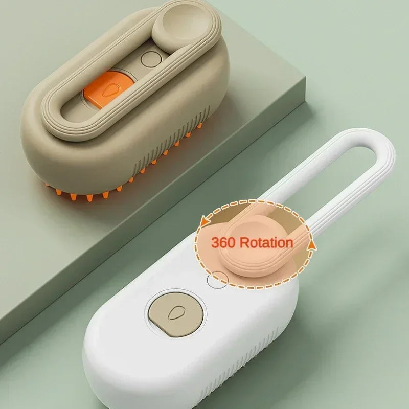 Dampf-Fellbürste – 3-in-1 Tierhaarentferner & Massagekamm