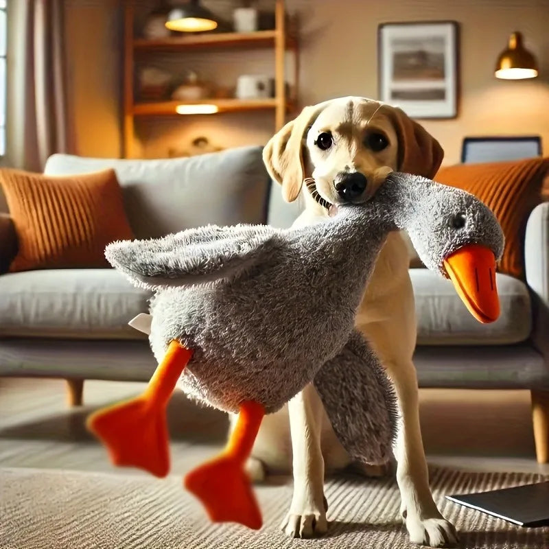 50cm Soft Anxiety Reducing Colorful Duck Plush Toy for Dogs | Dog Toys