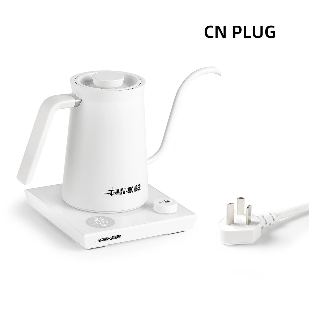 MHW-3BOMBER Intelligenter elektrischer Kaffeekessel Präzise Temperaturregelung Schwanenhalskessel Pour Over Kaffee Home Barista Zubehör