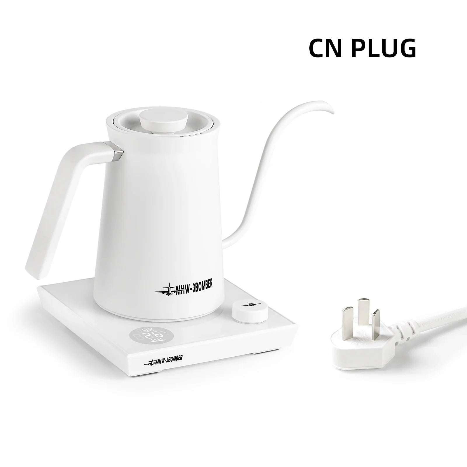 MHW-3BOMBER Intelligenter elektrischer Kaffeekessel Präzise Temperaturregelung Schwanenhalskessel Pour Over Kaffee Home Barista Zubehör