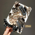 Lot de 11 barrettes givrées