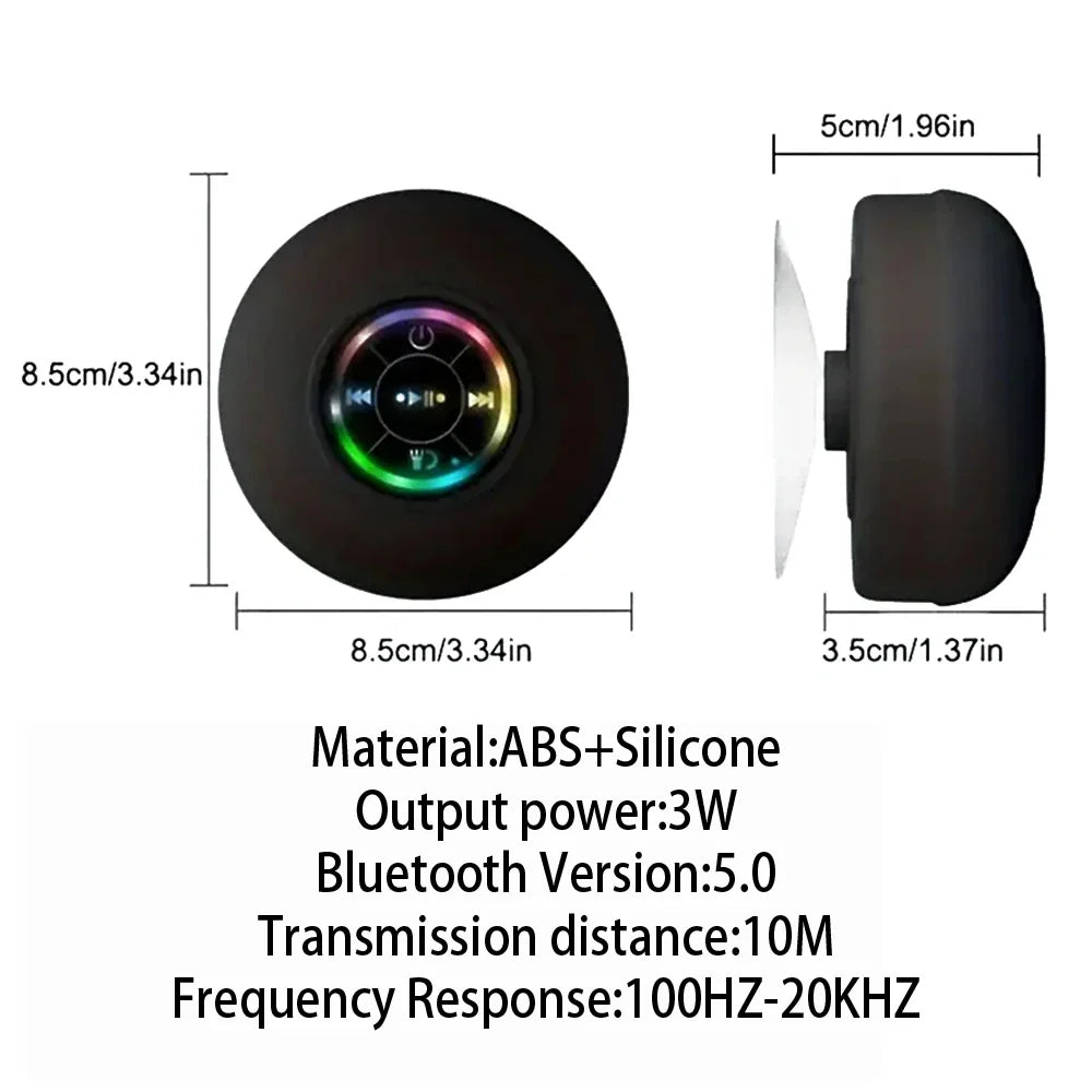 Enceinte Bluetooth à ventouse