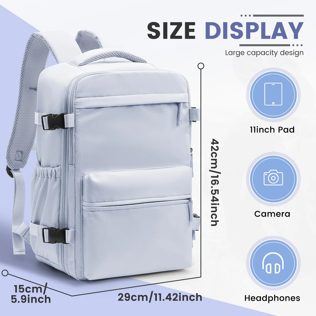 Sac à dos de voyage à compression sous vide – Cabine extensible, 20-35L