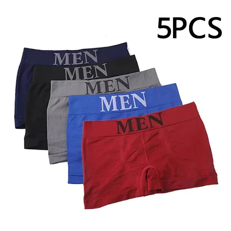 5 Stück Herren Boxershorts Hohe Elastizität