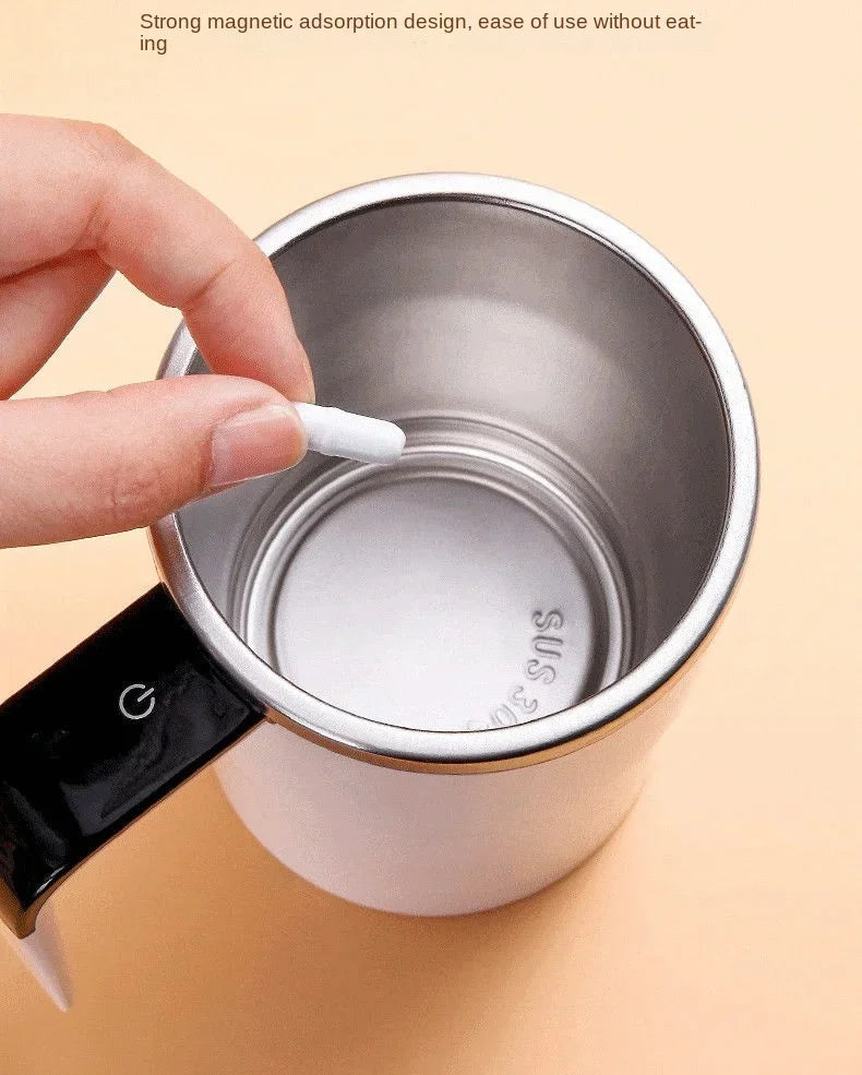 Elektrischer selbstrührender Kaffeebecher 380ML USB wiederaufladbar