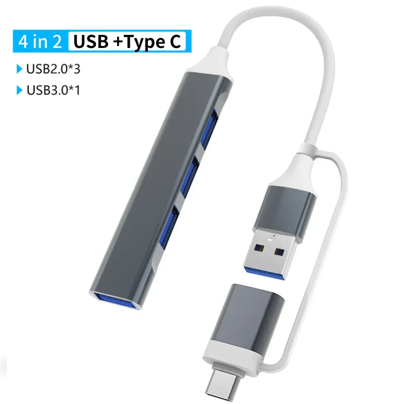 SmartGearPros 8-in-2 USB-C Hub