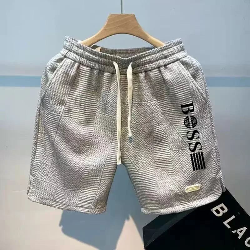 Shorts de course d'été – Pantalons de sport décontractés pour hommes avec cordon de serrage à la taille