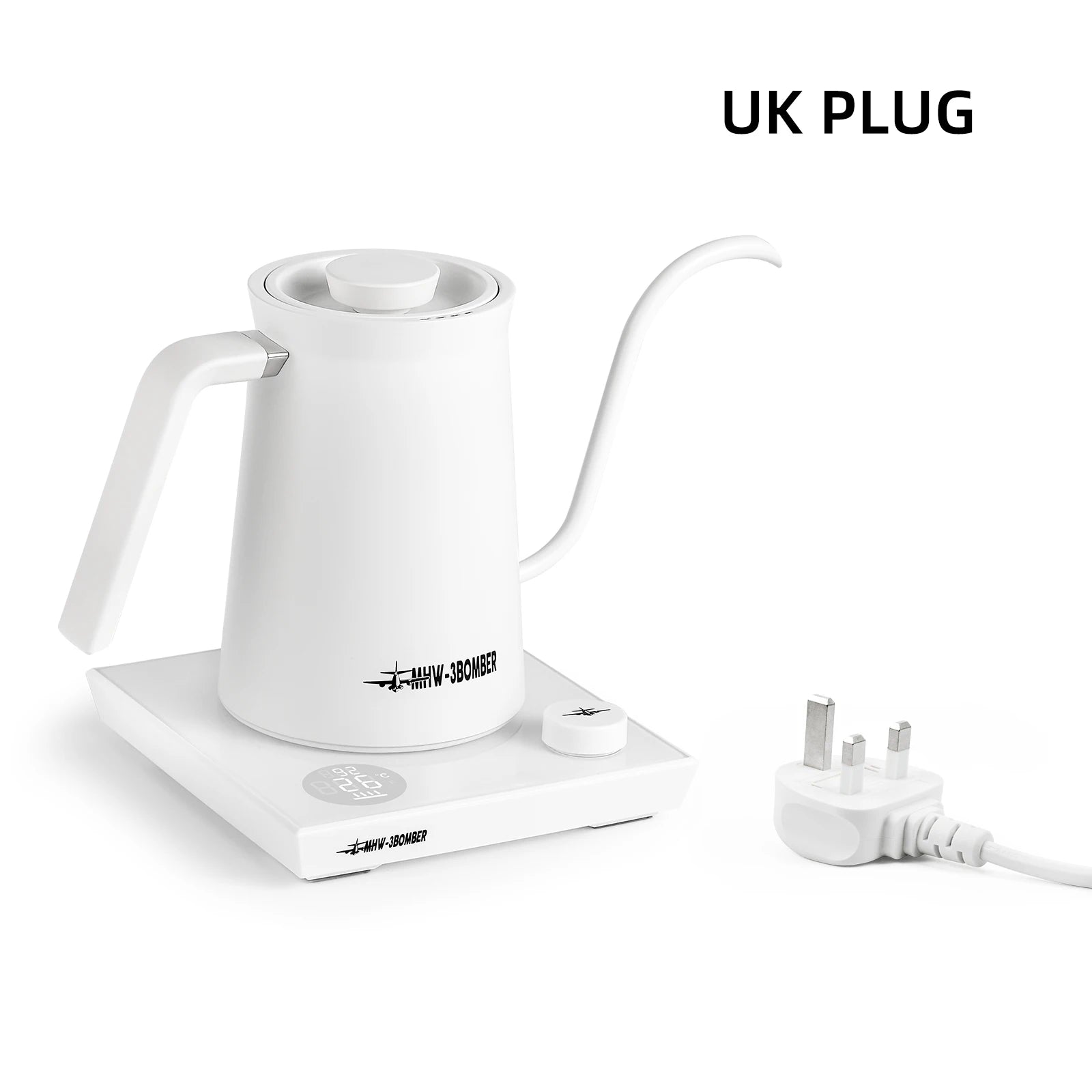 MHW-3BOMBER Intelligenter elektrischer Kaffeekessel Präzise Temperaturregelung Schwanenhalskessel Pour Over Kaffee Home Barista Zubehör