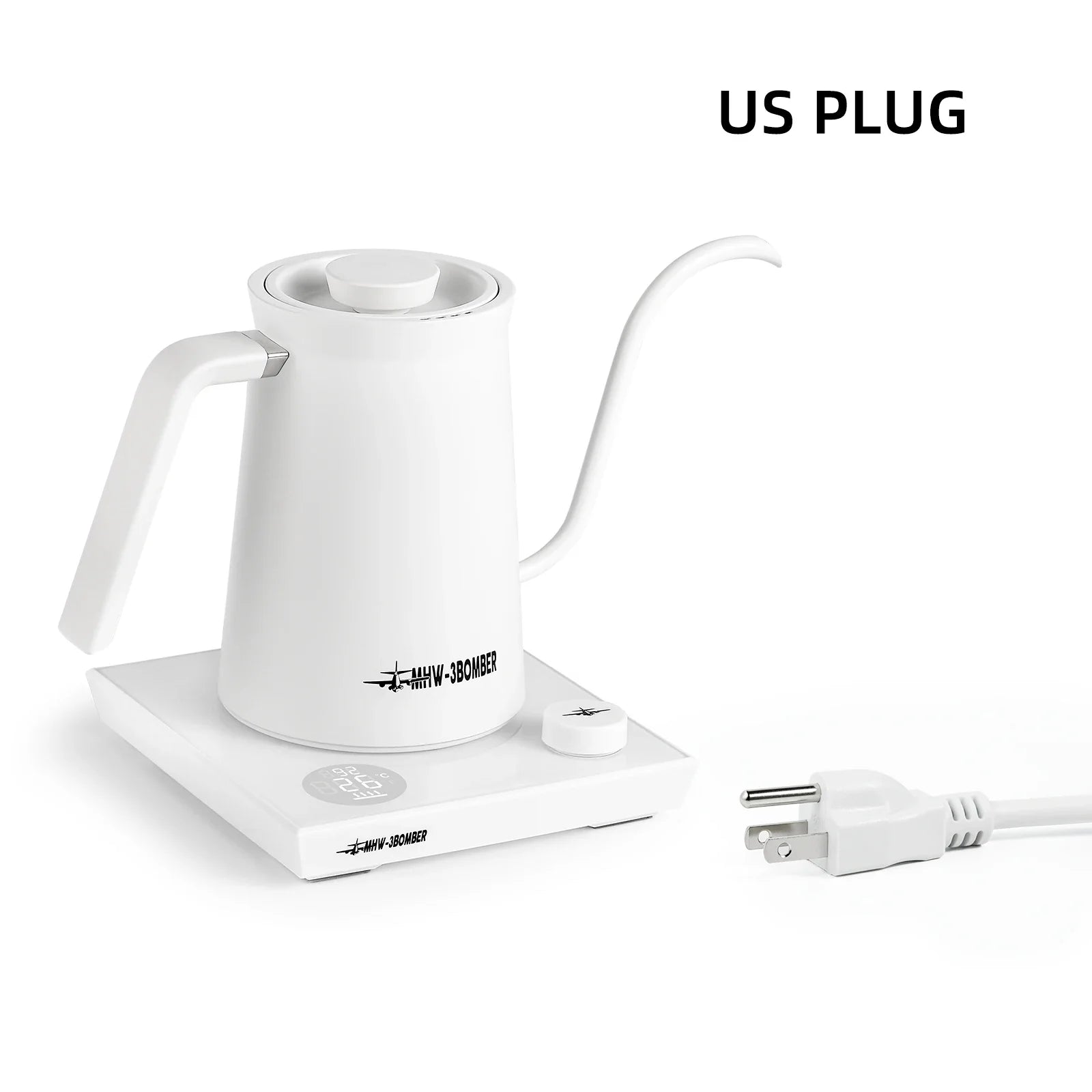 MHW-3BOMBER Intelligenter elektrischer Kaffeekessel Präzise Temperaturregelung Schwanenhalskessel Pour Over Kaffee Home Barista Zubehör