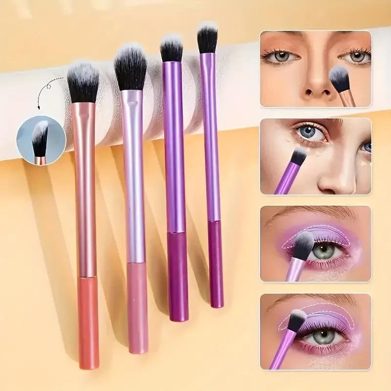 8tlg. Make-up Pinsel-Set, weiche, synthetische Haare, Make-up Pinsel für Foundation, Rouge, Lidschatten, Kosmetik-Make-up-Tools
