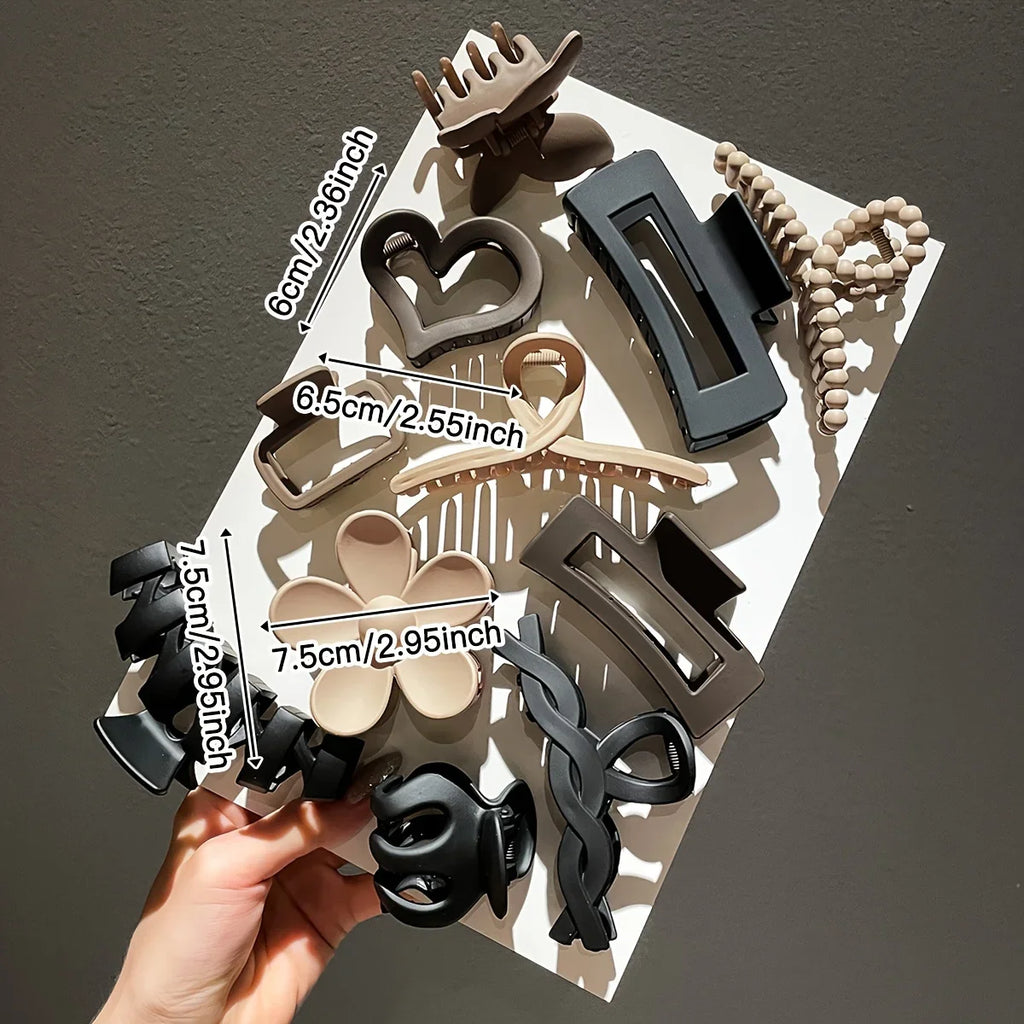 Lot de 11 barrettes givrées