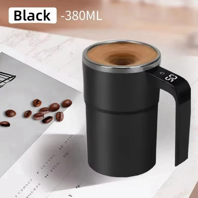 Elektrischer selbstrührender Kaffeebecher 380ML USB wiederaufladbar