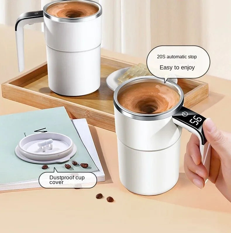 Elektrischer selbstrührender Kaffeebecher 380ML USB wiederaufladbar