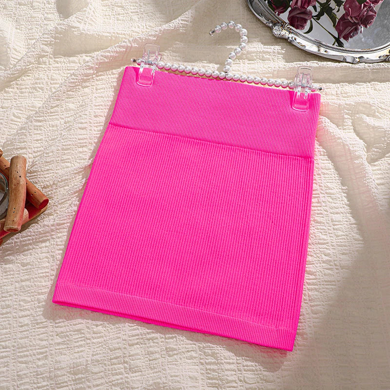 Mini-jupe en maille amincissante