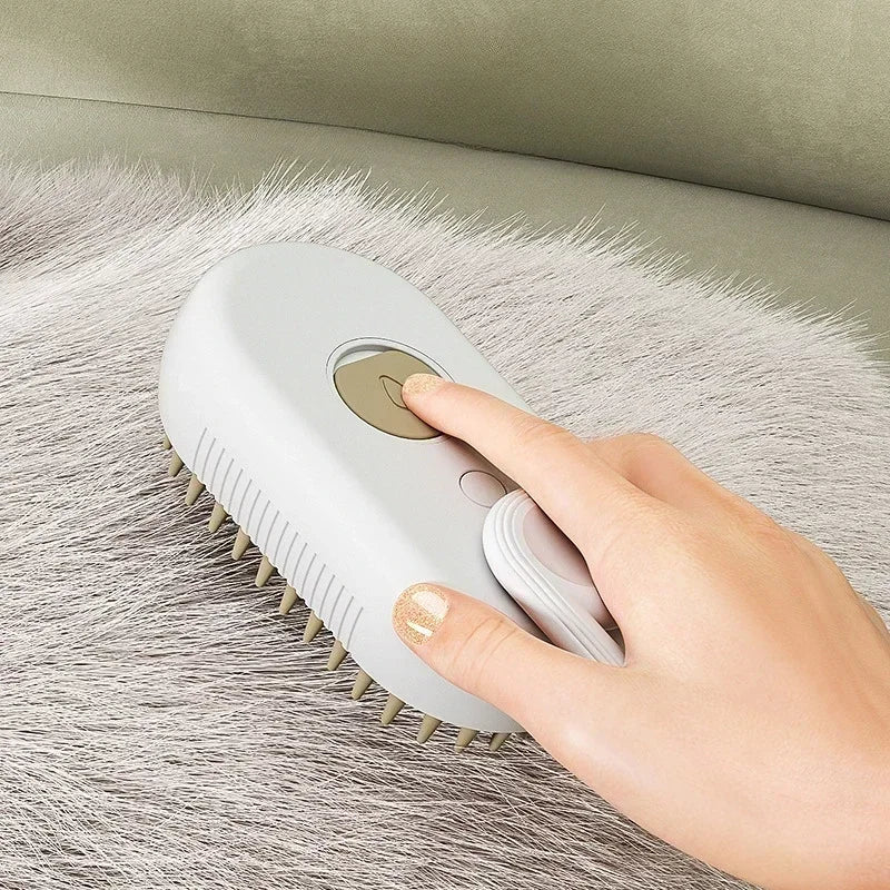 Dampf-Fellbürste – 3-in-1 Tierhaarentferner & Massagekamm