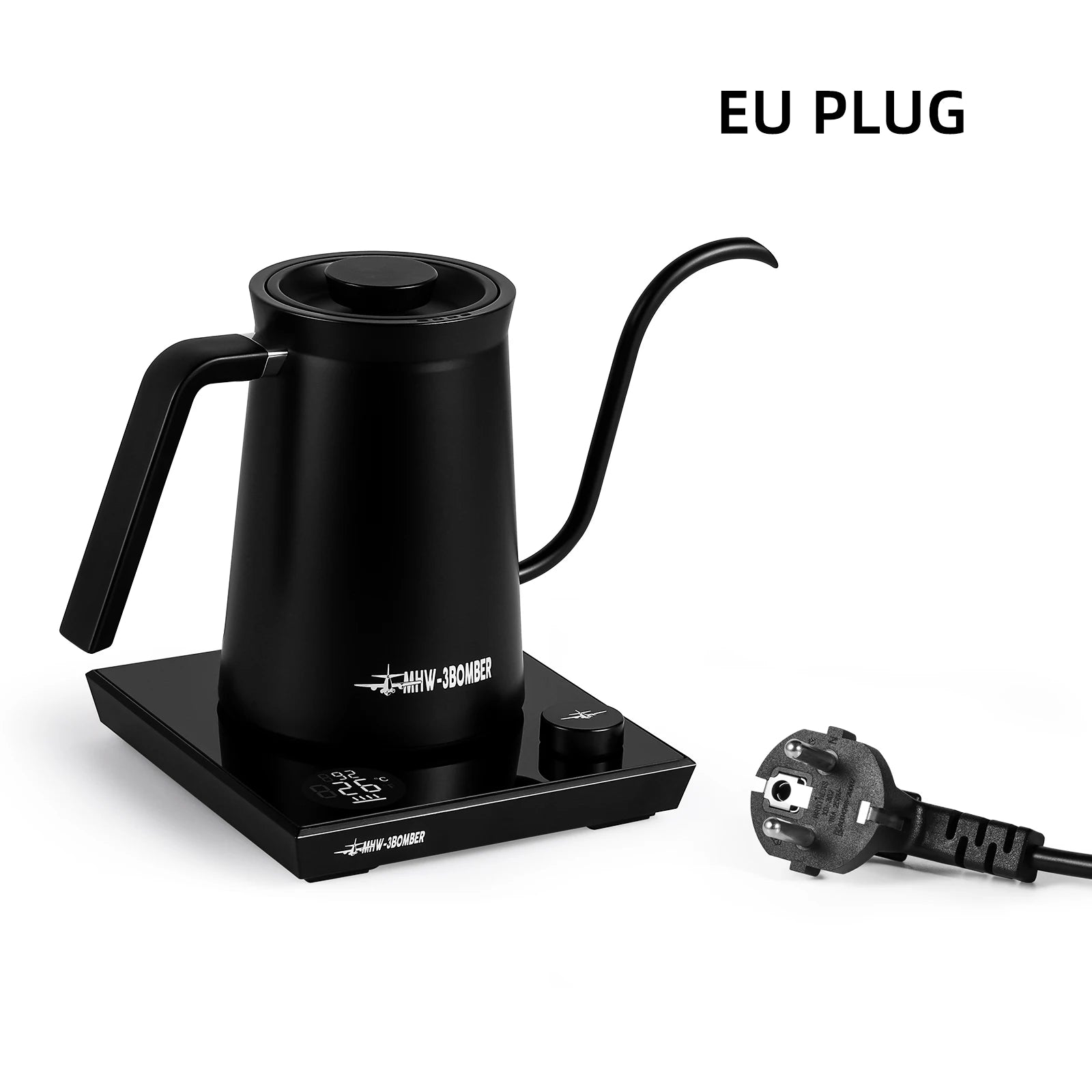 MHW-3BOMBER Intelligenter elektrischer Kaffeekessel Präzise Temperaturregelung Schwanenhalskessel Pour Over Kaffee Home Barista Zubehör