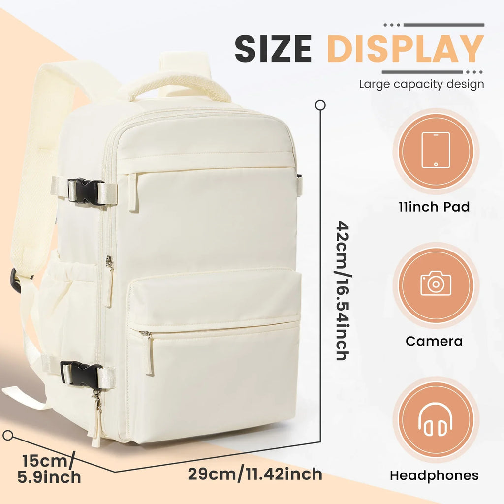 Sac à dos de voyage à compression sous vide – Cabine extensible, 20-35L