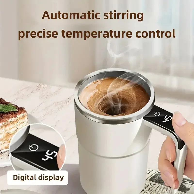 Elektrischer selbstrührender Kaffeebecher 380ML USB wiederaufladbar