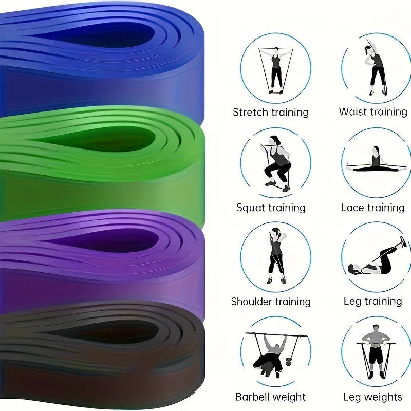 Widerstandsbänder-Set, Zugbänder, Assistenz-Klimmzugbänder, Übungsbänder, Beinübungsbänder für Fitnessstudio, Fitness, Heimtraining Ausrüstung