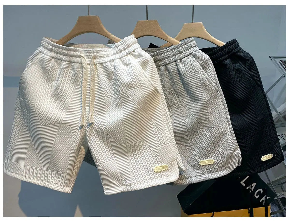 Shorts de course d'été – Pantalons de sport décontractés pour hommes avec cordon de serrage à la taille