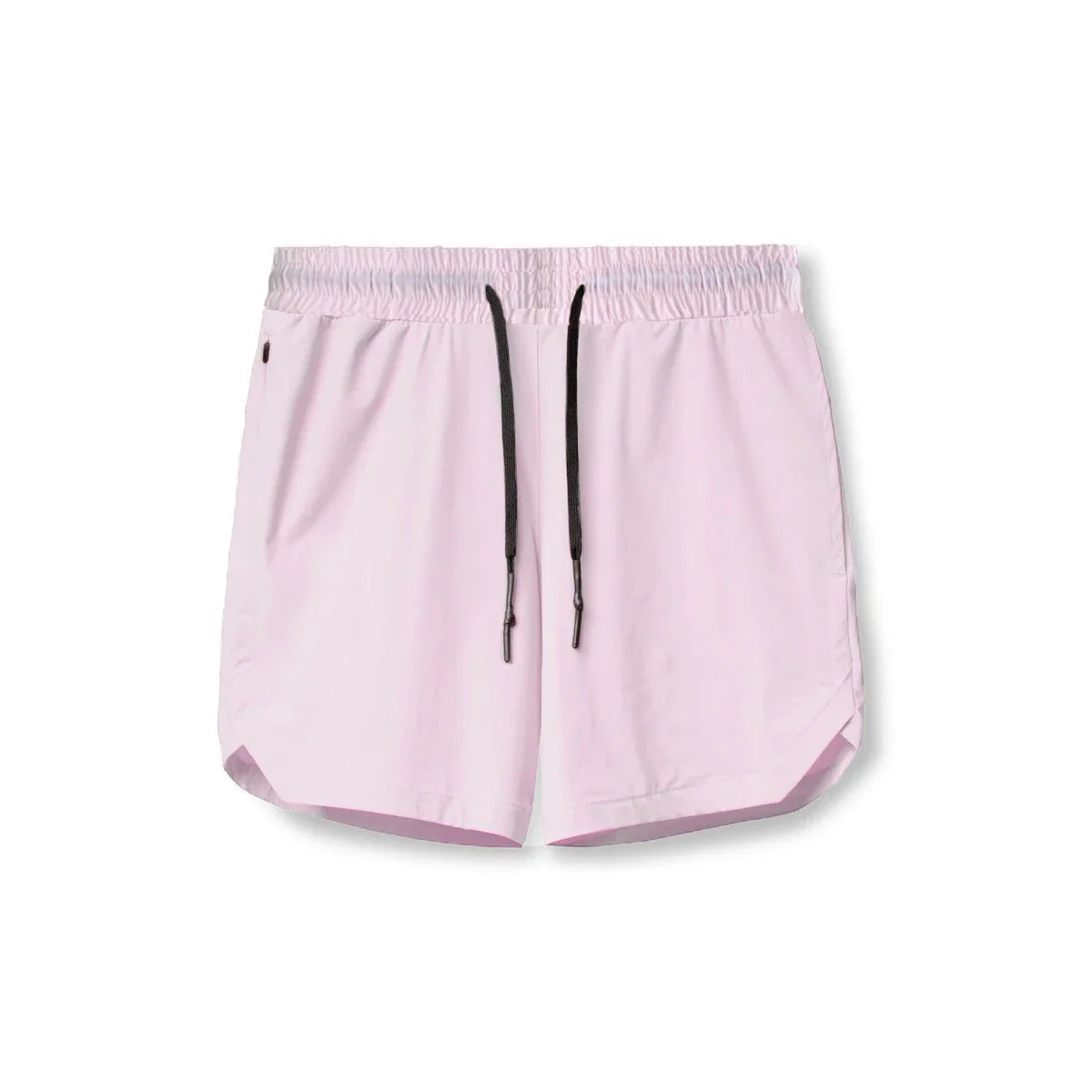 2024 Herren Laufshorts Einlagig Gewebt Schnell Trocknend Fitnessstudio Einfarbig Fitness Sport Freizeit Training Sportbekleidung Fünfpunkt-Hose Neu