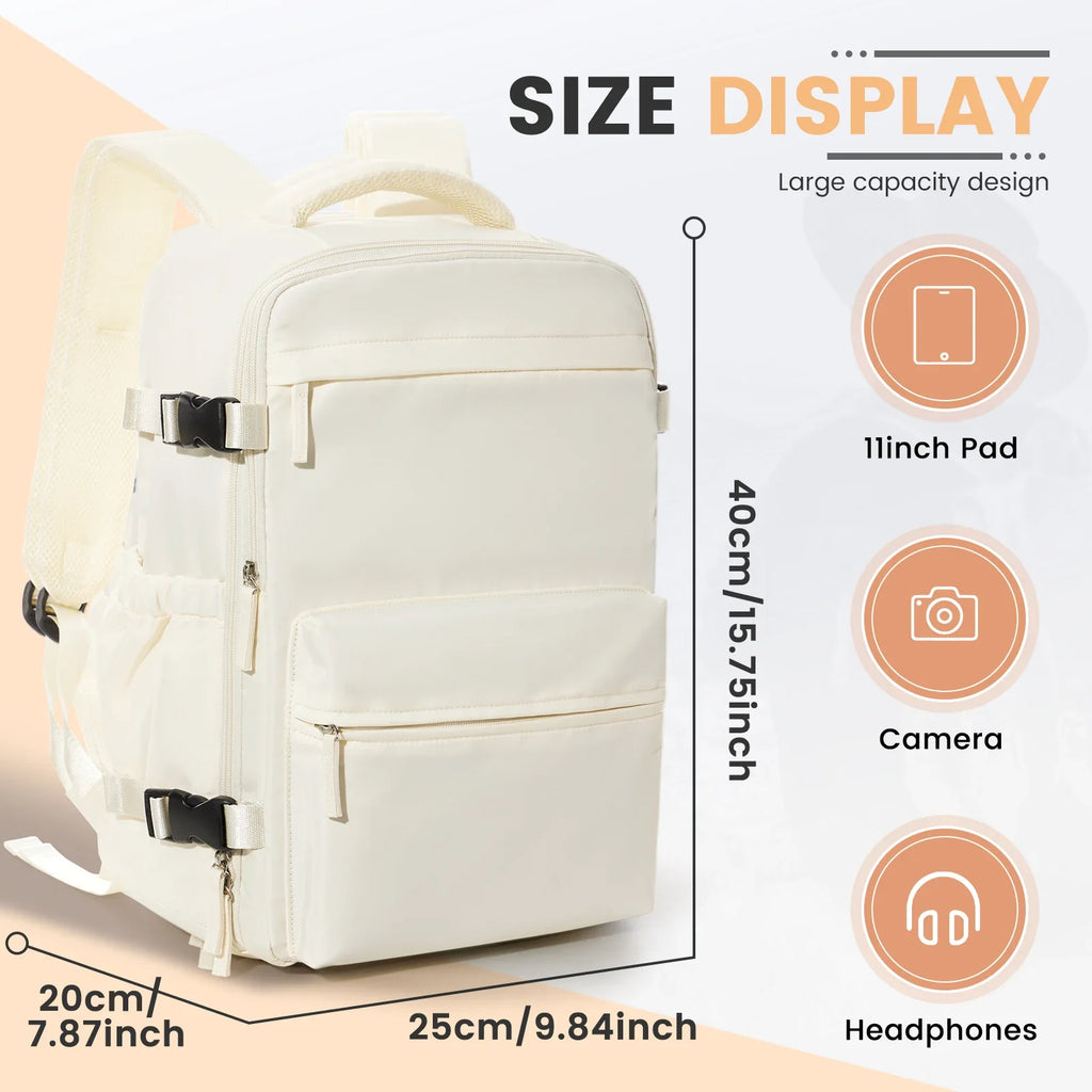 Sac à dos de voyage à compression sous vide – Cabine extensible, 20-35L