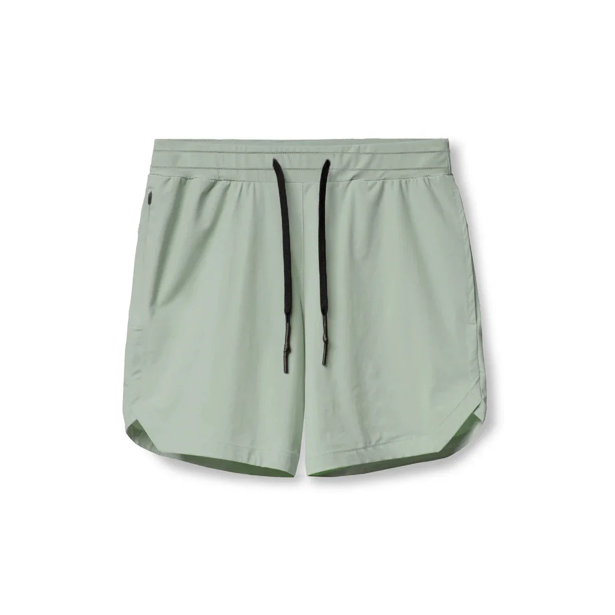 2024 Herren Laufshorts Einlagig Gewebt Schnell Trocknend Fitnessstudio Einfarbig Fitness Sport Freizeit Training Sportbekleidung Fünfpunkt-Hose Neu