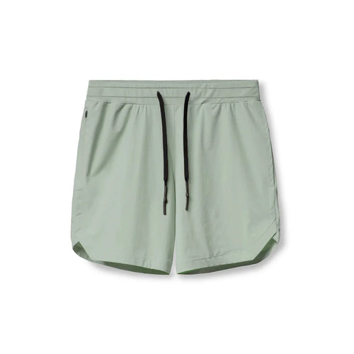 2024 Herren Laufshorts Einlagig Gewebt Schnell Trocknend Fitnessstudio Einfarbig Fitness Sport Freizeit Training Sportbekleidung Fünfpunkt-Hose Neu