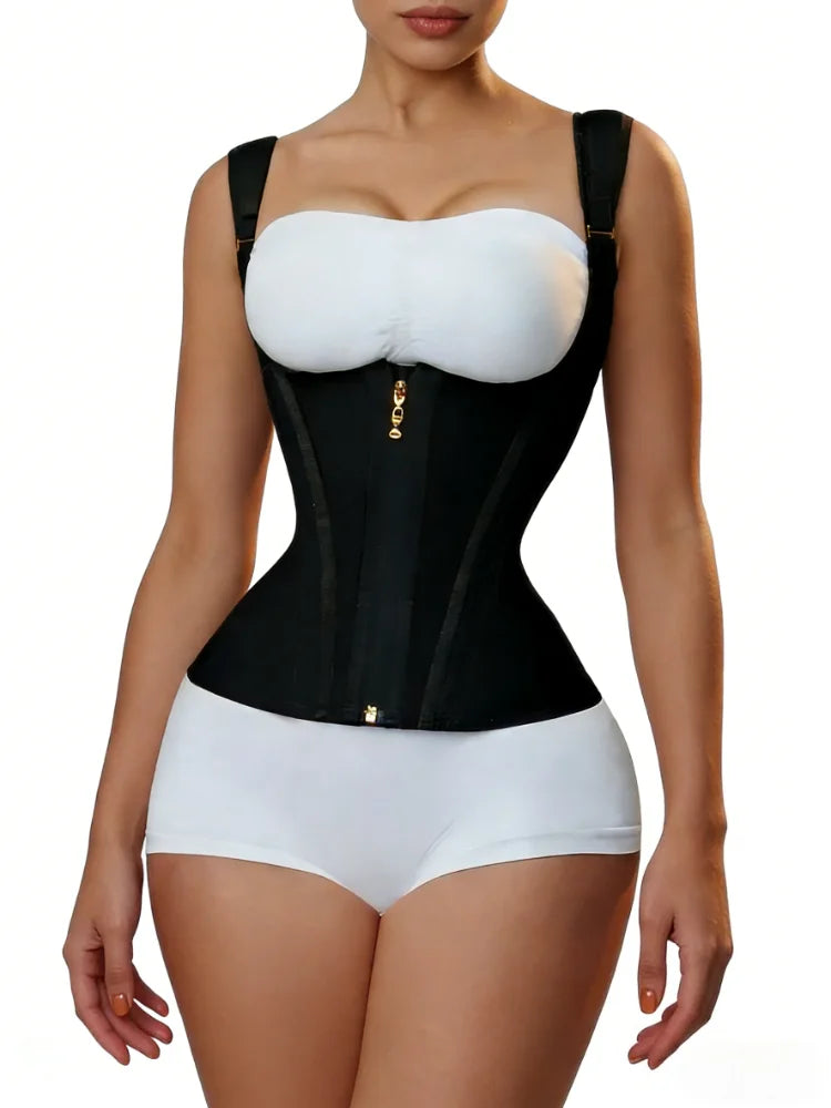 Body Shaper Adjustable Double Compression Waist Trainer