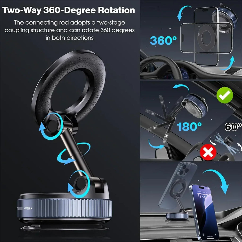 360° Rundum Magnetstaubsauger Pro – Für Zuhause, Fitnessstudio, Büro & Reisen