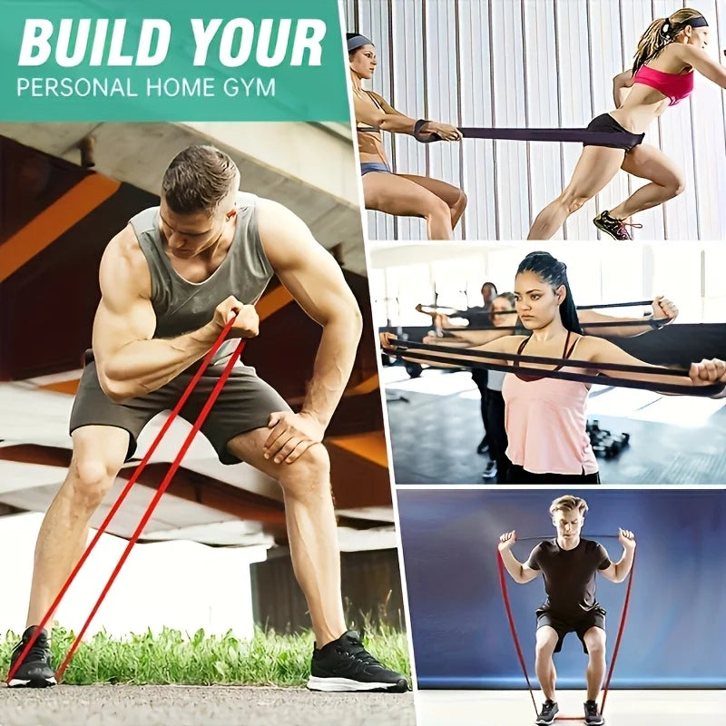 Widerstandsbänder-Set, Zugbänder, Assistenz-Klimmzugbänder, Übungsbänder, Beinübungsbänder für Fitnessstudio, Fitness, Heimtraining Ausrüstung