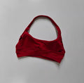 Soutien-gorge de sport rembourré – Soutien-gorge d'entraînement sans couture antichoc avec bretelles tour de cou, maintien moyen