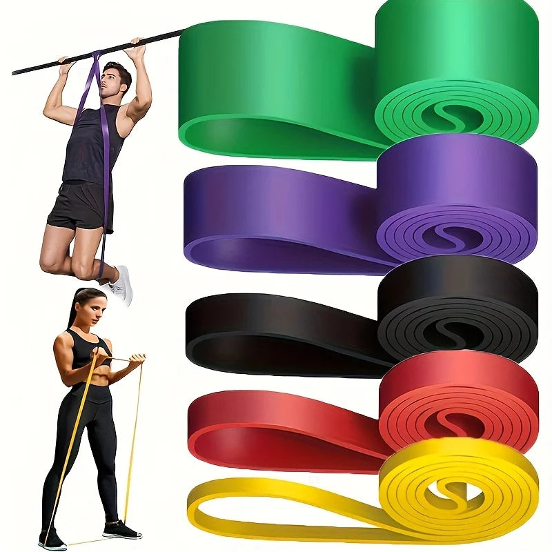 Widerstandsbänder-Set, Zugbänder, Assistenz-Klimmzugbänder, Übungsbänder, Beinübungsbänder für Fitnessstudio, Fitness, Heimtraining Ausrüstung