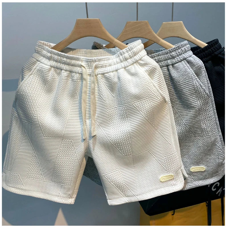 Shorts de course d'été – Pantalons de sport décontractés pour hommes avec cordon de serrage à la taille