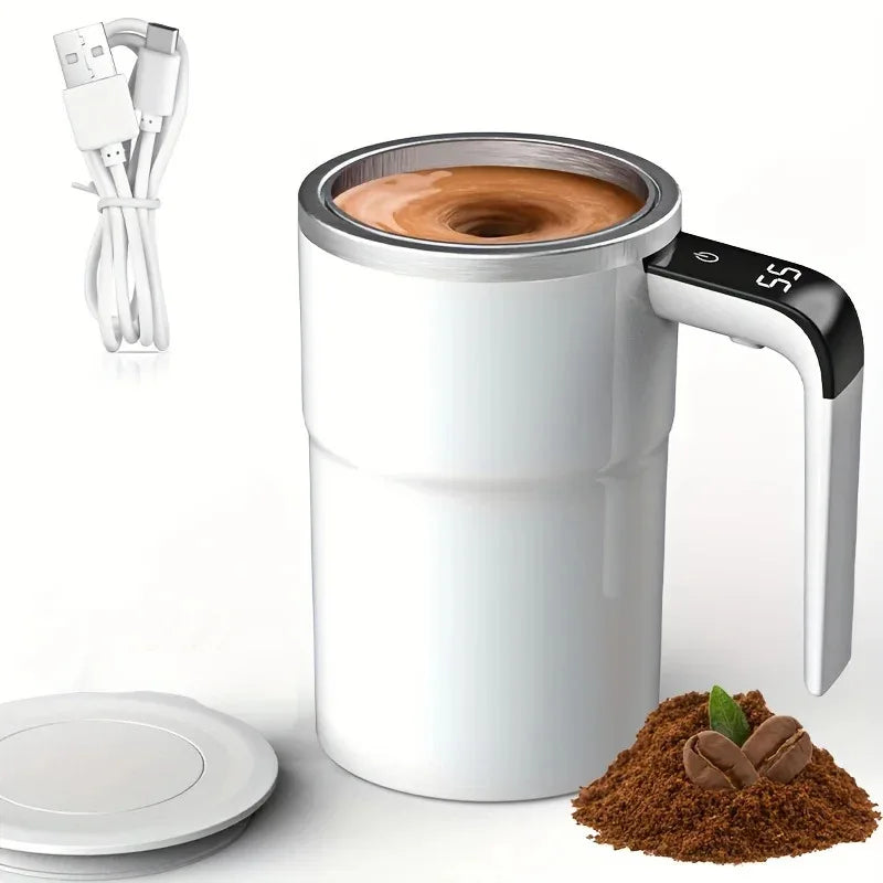 Elektrischer selbstrührender Kaffeebecher 380ML USB wiederaufladbar