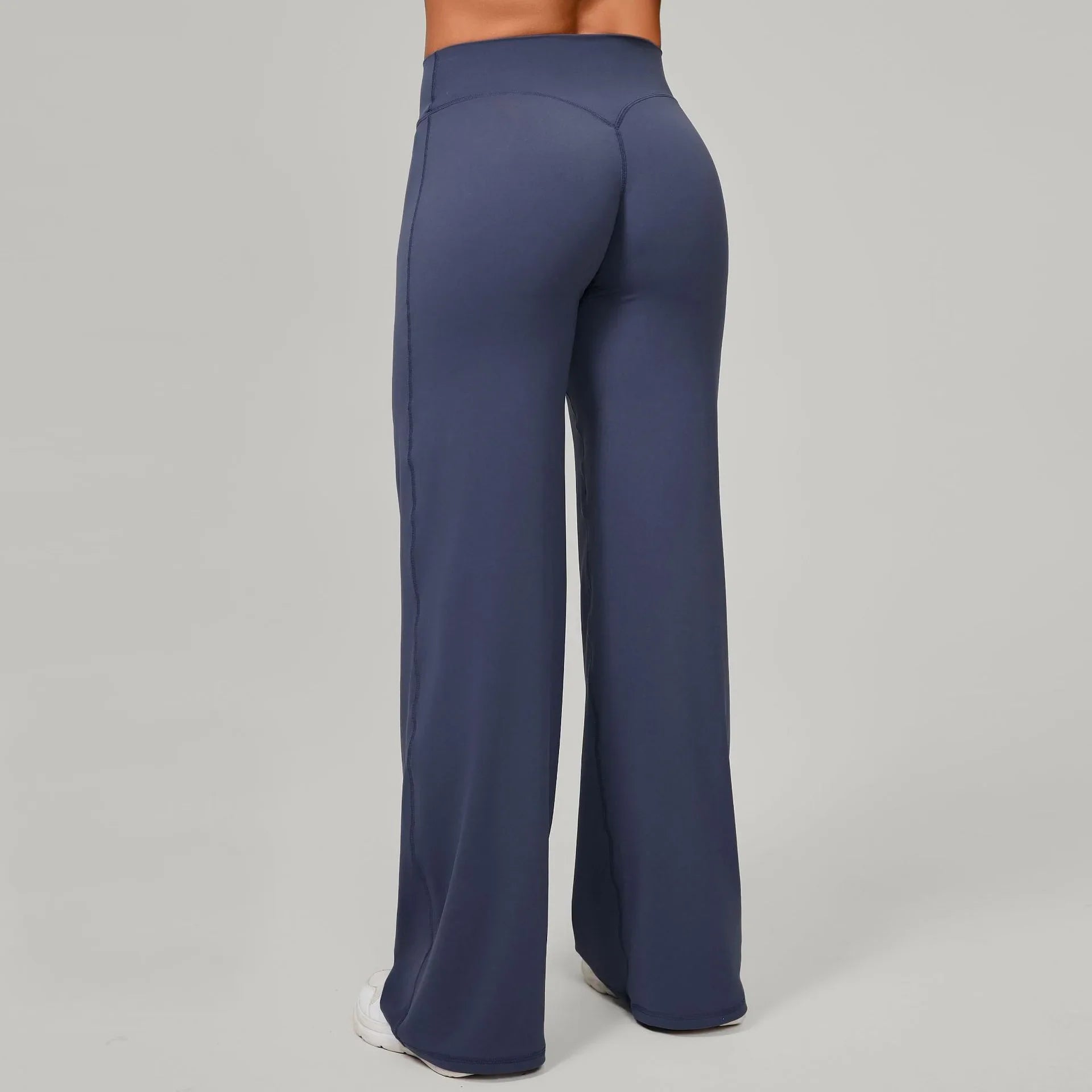 Pantalon de yoga droit taille haute pour femmes