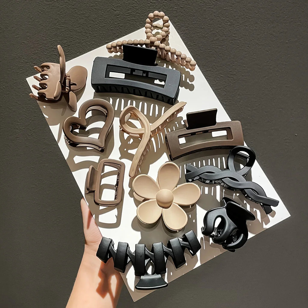 Lot de 11 barrettes givrées