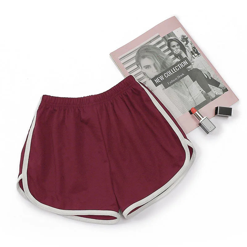 Damen Yoga Shorts Sommer Oberbekleidung mittelhohe Freizeithose lockere gerade Hose Damen stilvolle dünne atmungsaktive weite Bein Gym Shorts