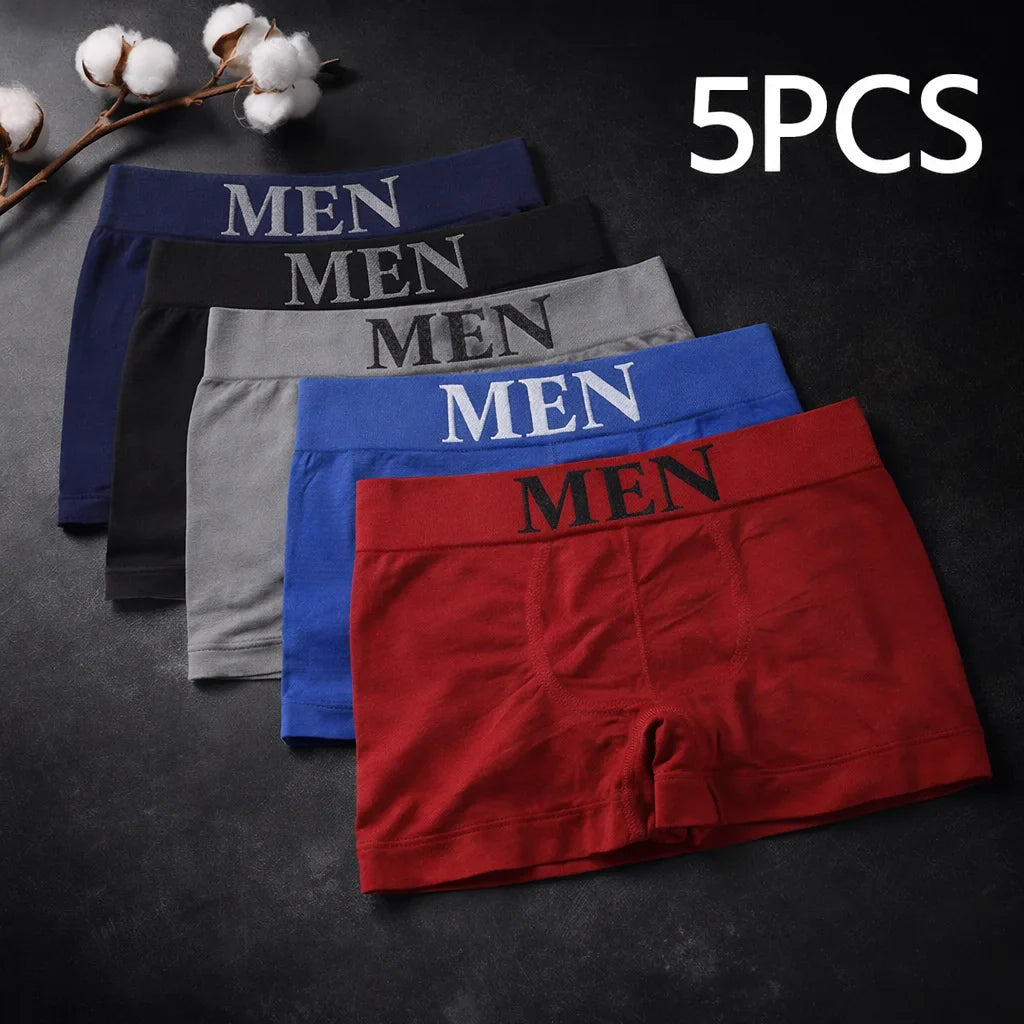 5 Stück Herren Boxershorts Hohe Elastizität